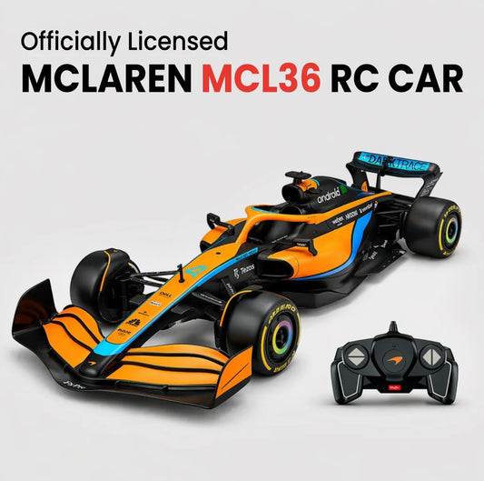 McLaren MCL36 - F1 1:18 Scale RC Car — Officially Licensed Rastar