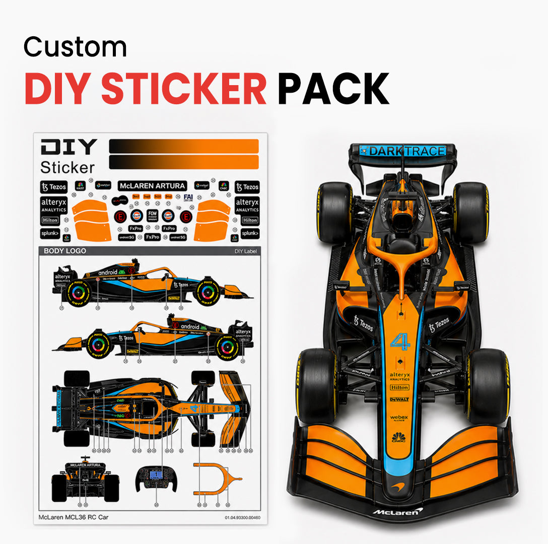 McLaren MCL36 -  F1 1:18 Scale Remote Control Car